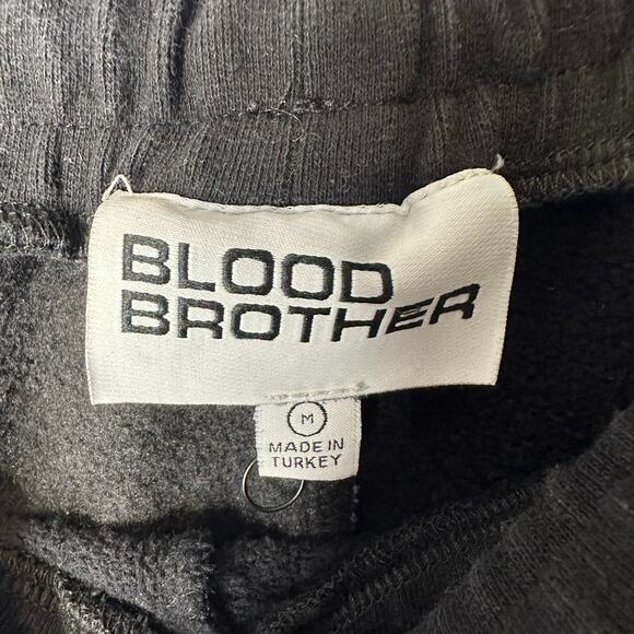 BLOOD BROTHER Black Pink Space Dye Men's Cotton Shorts Medium - Picture 10 of 11